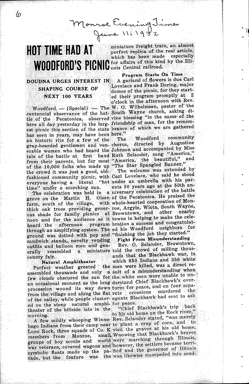  Source: Darlington Democrat Topics: Indians and Native Peoples Date: 1932-06-09