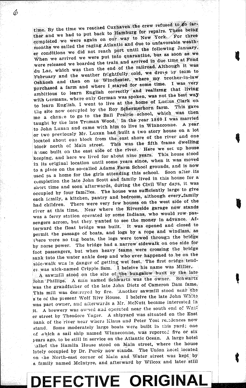 Source: Winneconne News Topics: Transportation Date: 1931-12-03