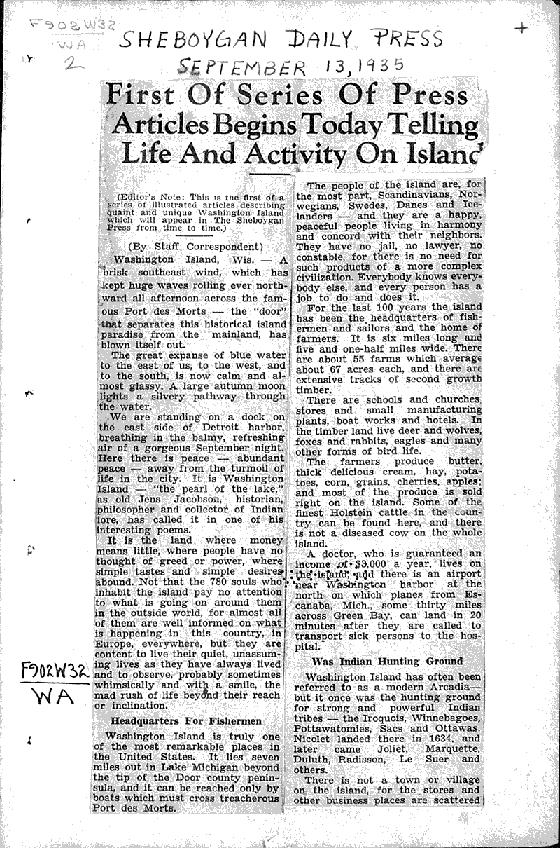  Source: Sheboygan Daily Press Date: 1935-09-13