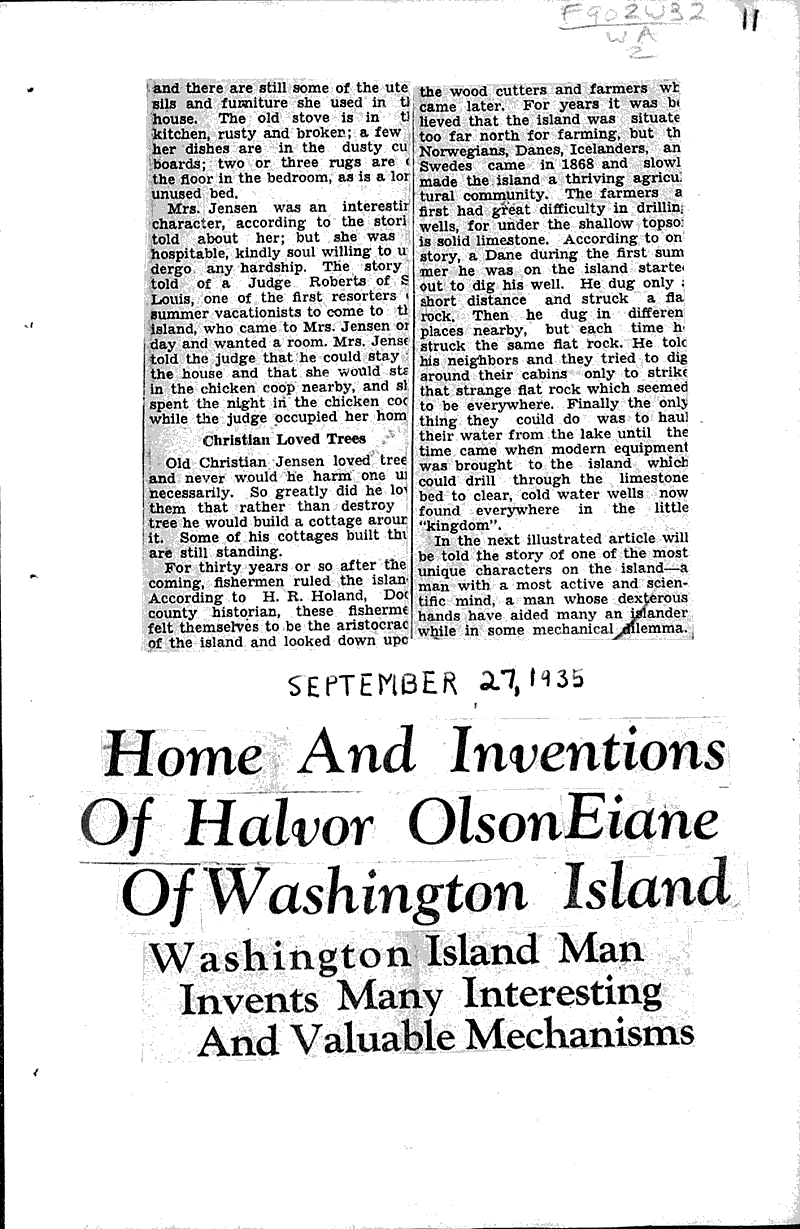 Source: Sheboygan Daily Press Date: 1935-09-13