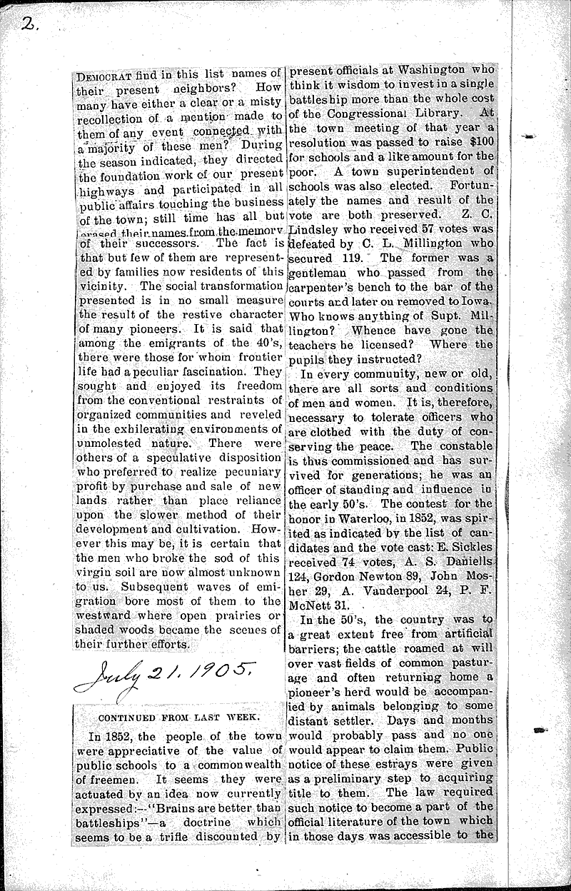  Source: Waterloo Democrat Date: 1905-07-14