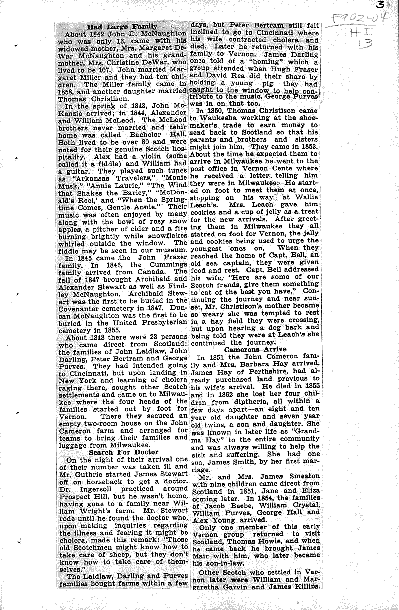  Source: Waukesha Daily Freeman Topics: Immigrants Date: 1943-09-16
