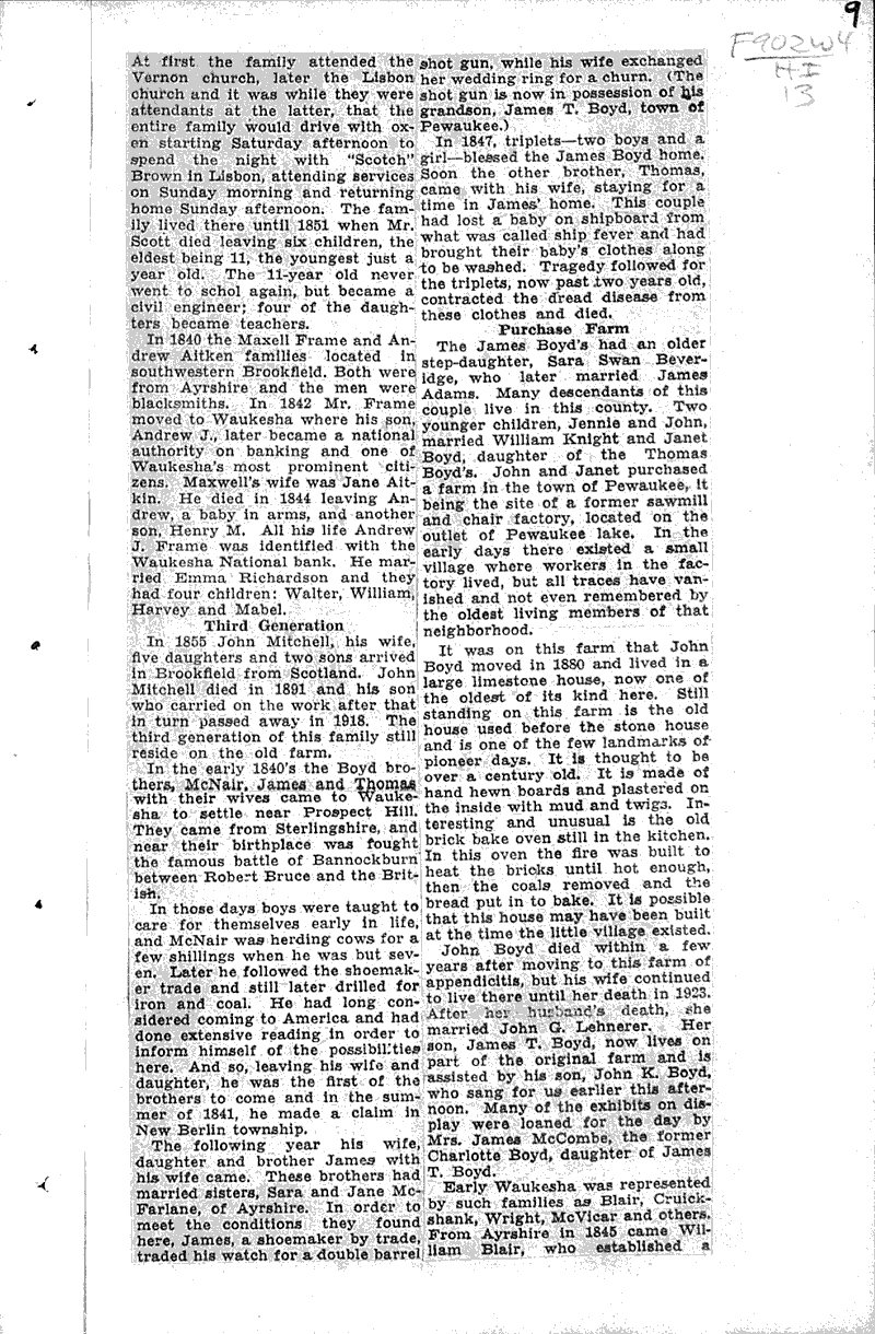  Source: Waukesha Daily Freeman Topics: Immigrants Date: 1943-09-16