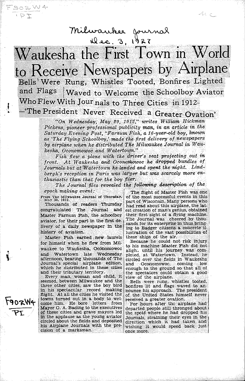  Source: Milwaukee Journal Date: 1927-12-03