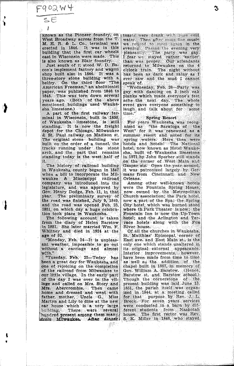  Source: Waukesha Daily Freeman Date: 1933-06-01