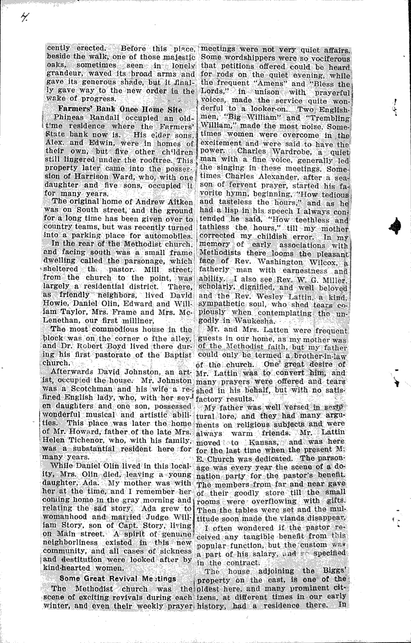  Source: Waukesha Freeman Date: 1921-08-18