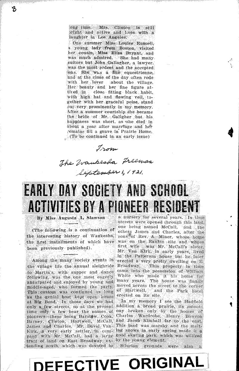  Source: Waukesha Freeman Date: 1921-08-18