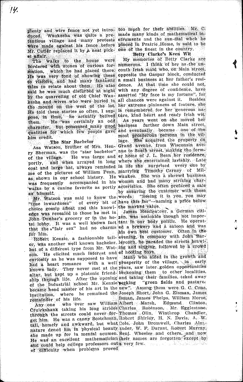  Source: Waukesha Freeman Date: 1921-08-18