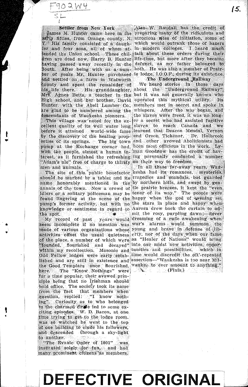  Source: Waukesha Freeman Date: 1921-08-18