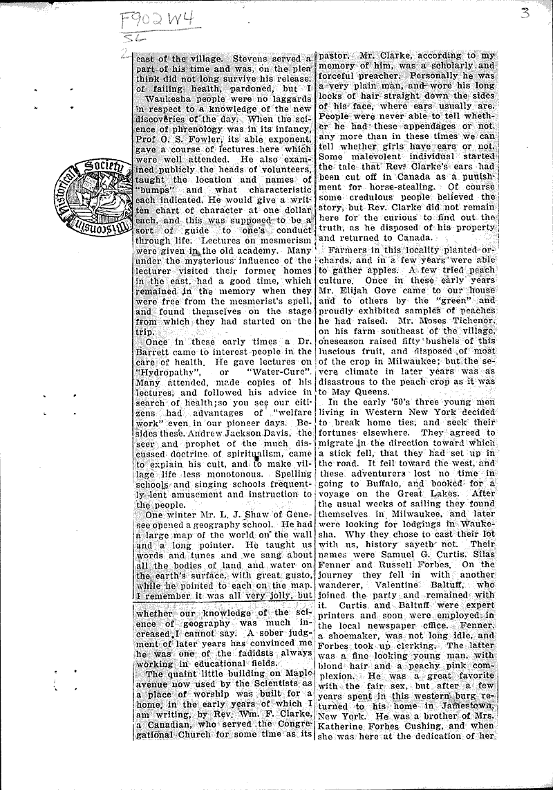  Source: Waukesha Freeman Date: 1921-11-24
