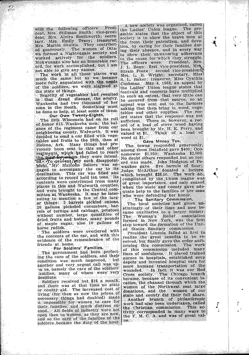  Source: Waukesha Freeman Topics: Civil War Date: 1918-05-23