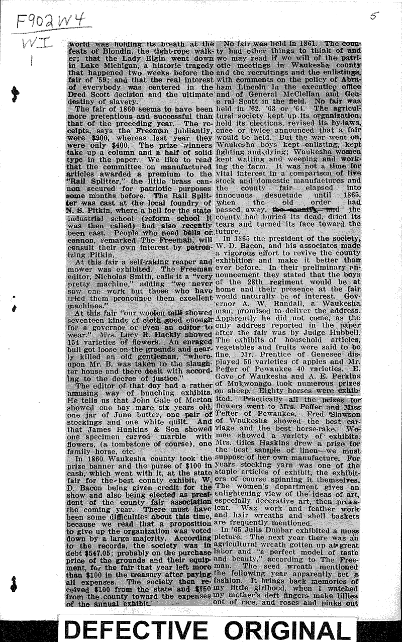  Source: Waukesha Freeman Topics: Agriculture Date: 1909-03-11