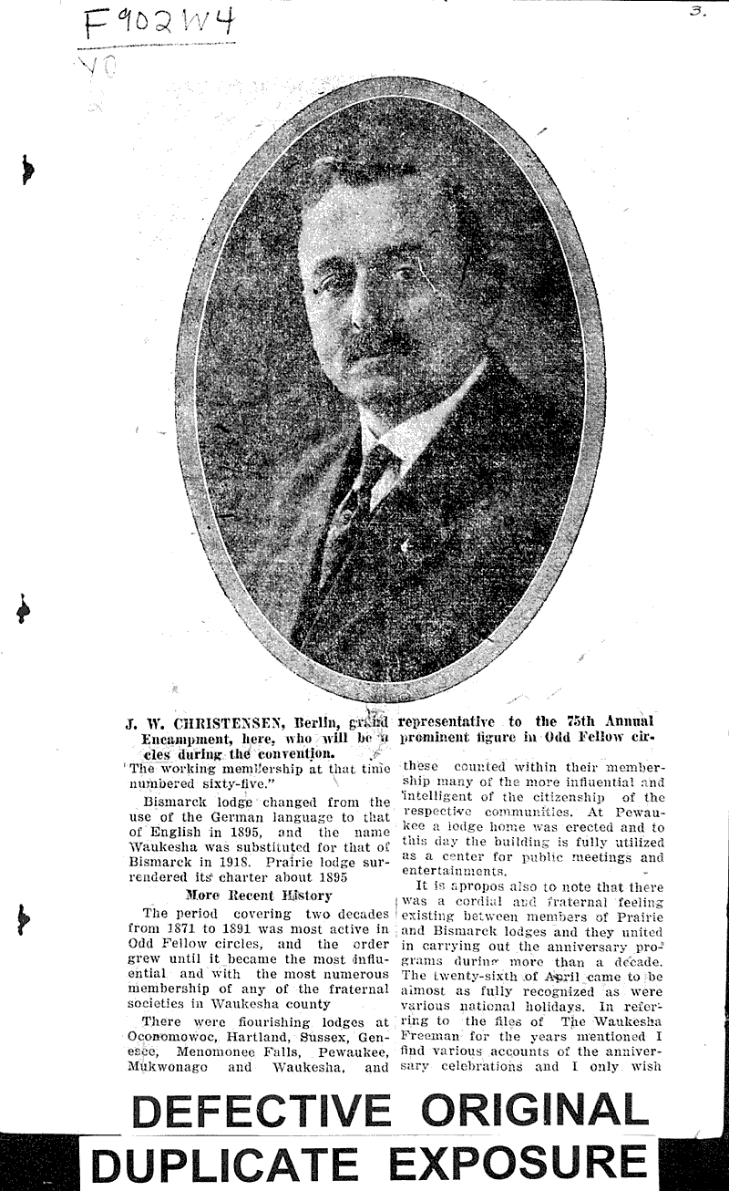  Source: Waukesha Freeman Topics: Social and Political Movements Date: 1922-10-09