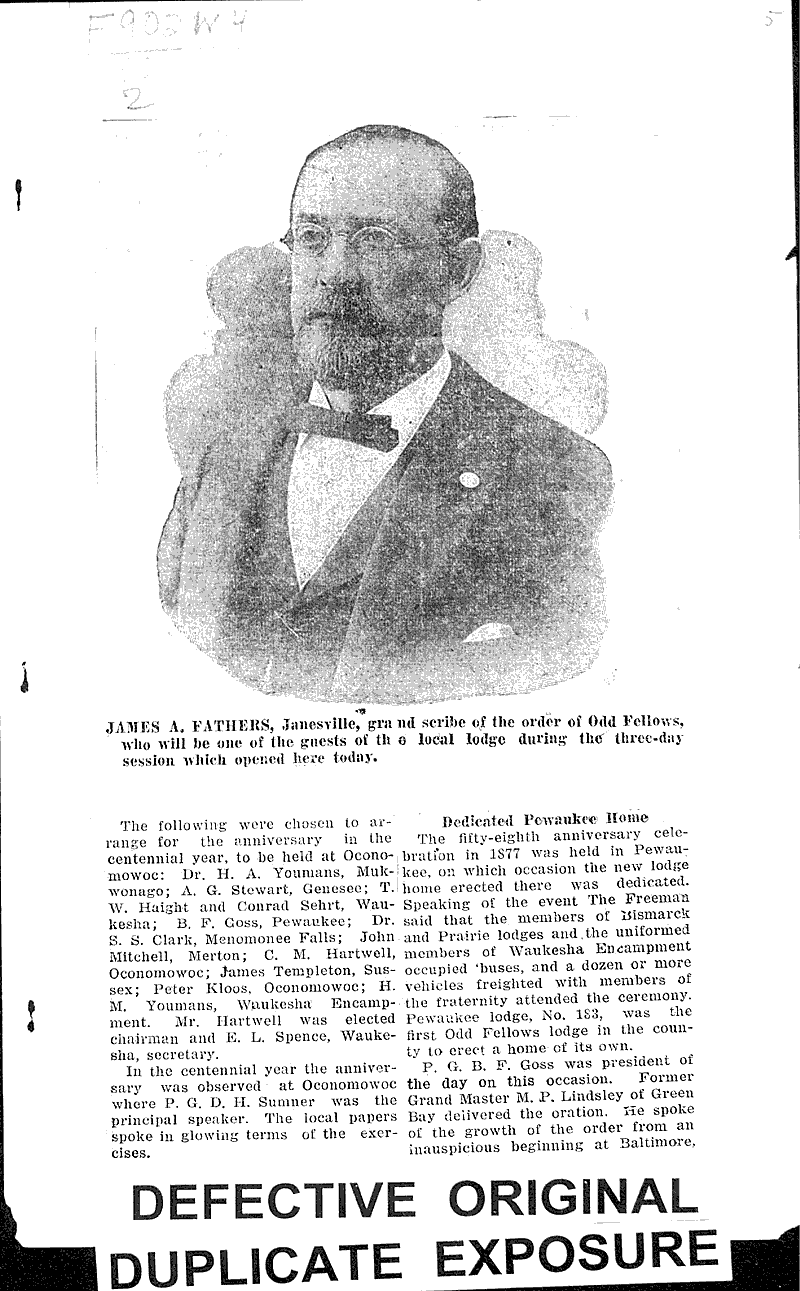  Source: Waukesha Freeman Topics: Social and Political Movements Date: 1922-10-09