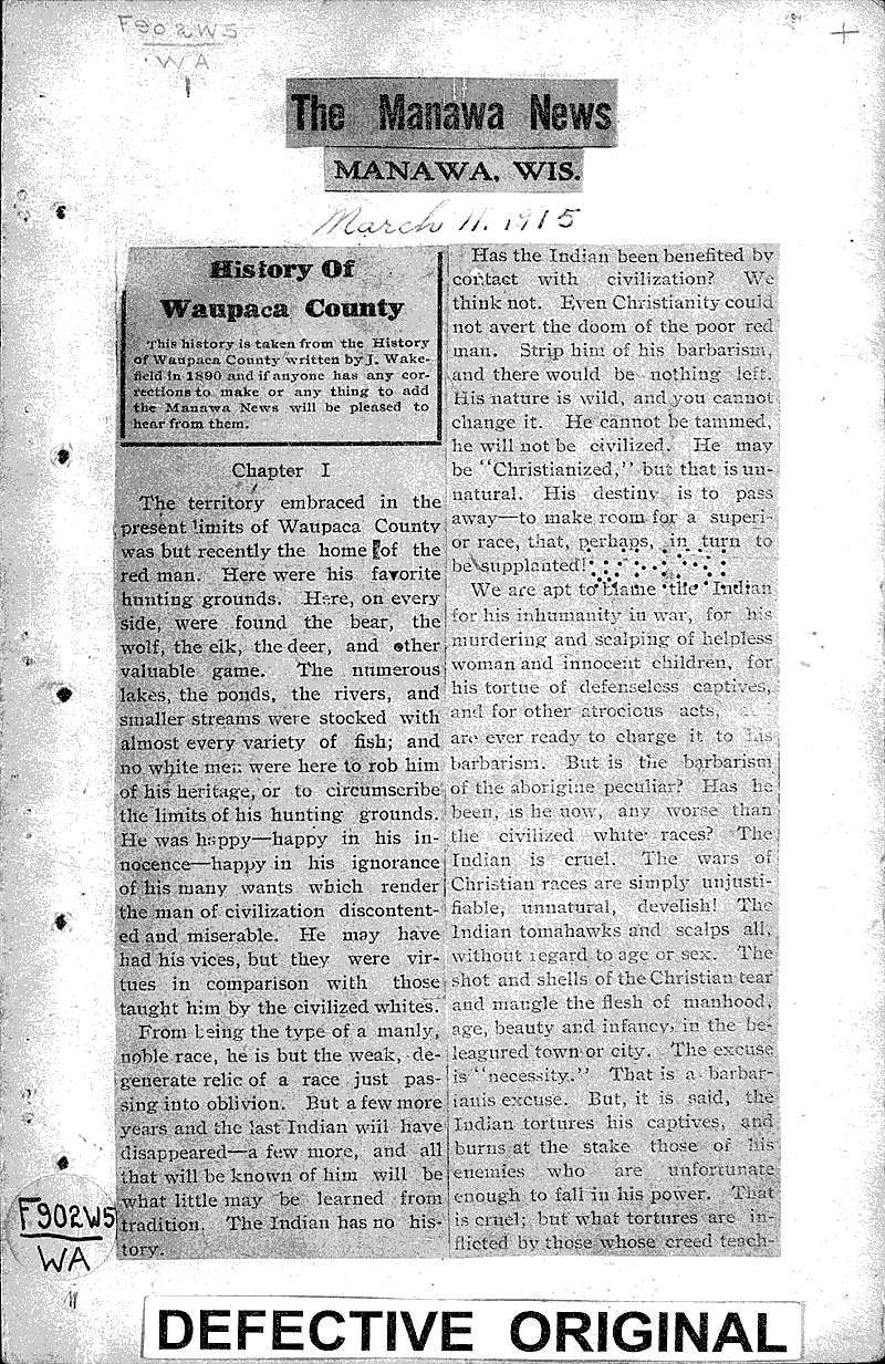  Source: Manawa News Date: 1915-03-11