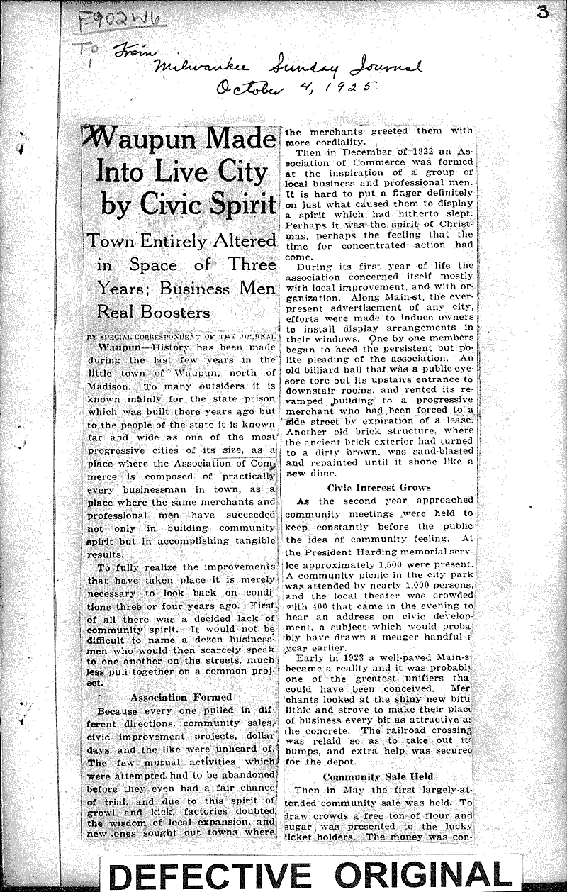  Source: Milwaukee Sunday Journal Date: 1925-10-04