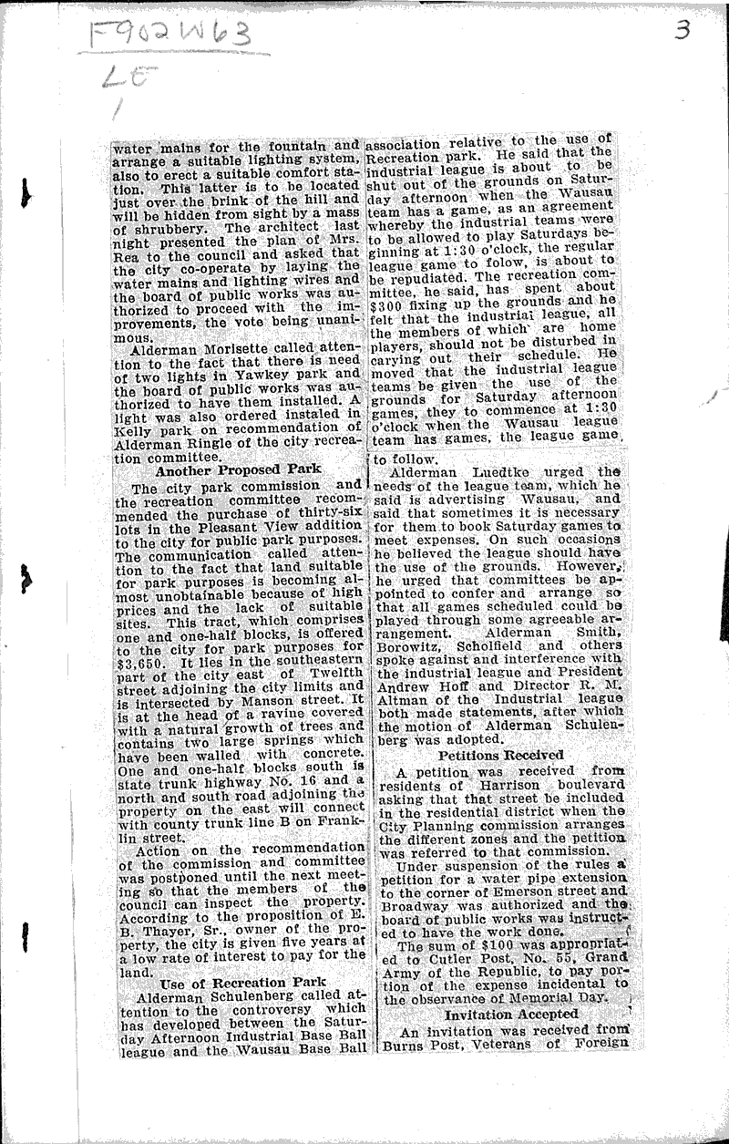  Source: Wausau Herald Date: 1923-05-17