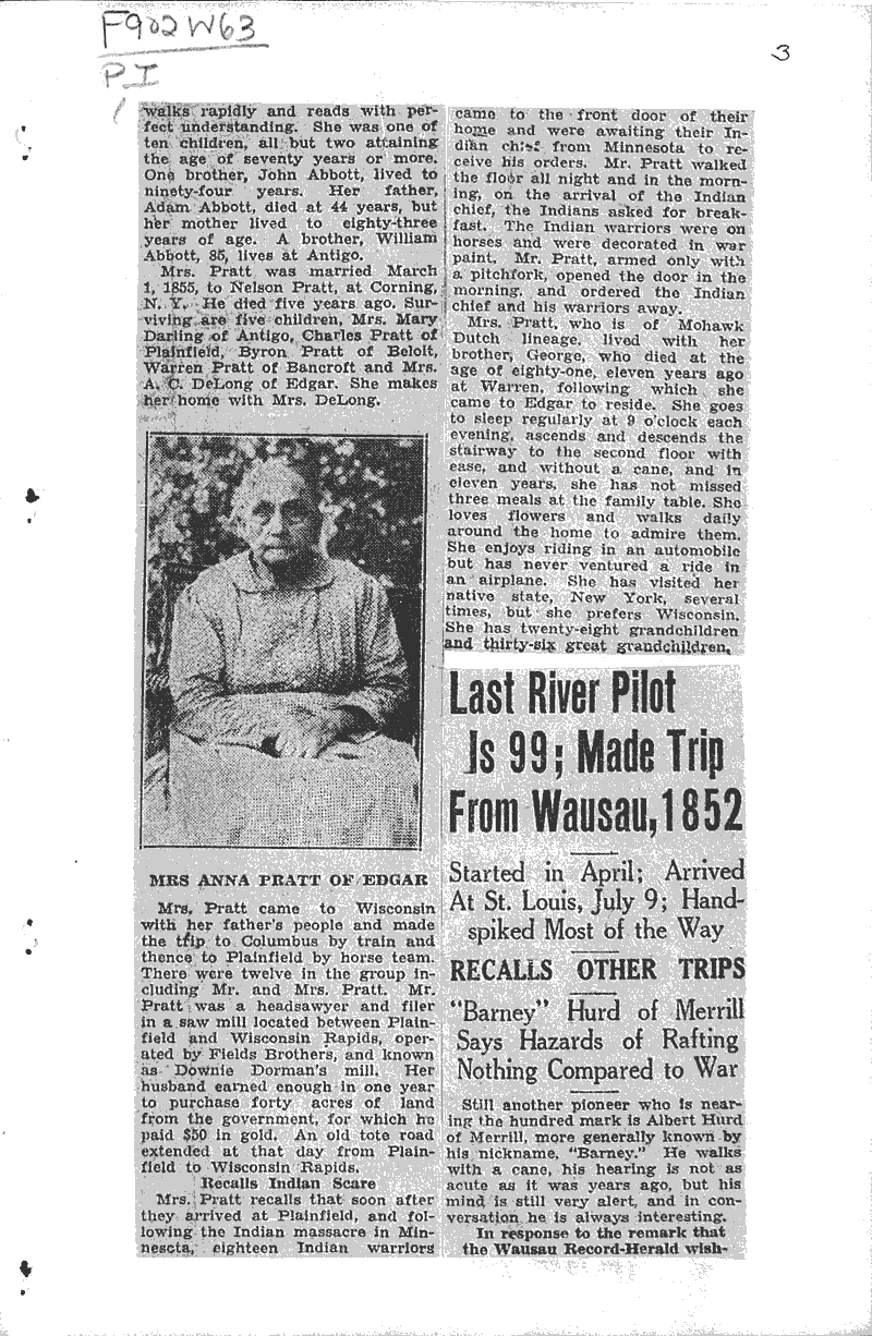  Source: Wausau Record-Herald Topics: Transportation Date: 1931-11-10