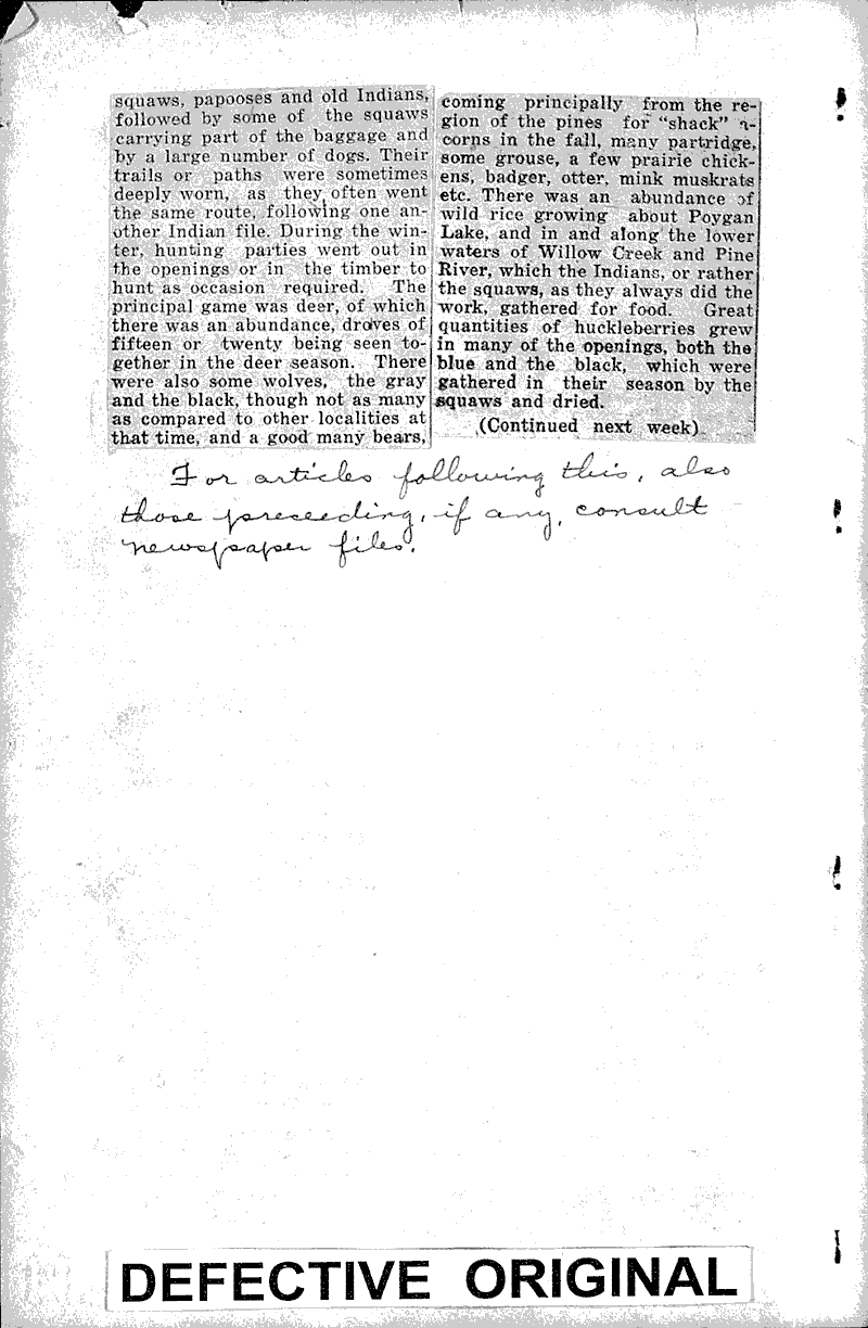 The history of Waushara County Newspaper Article/Clipping Wisconsin