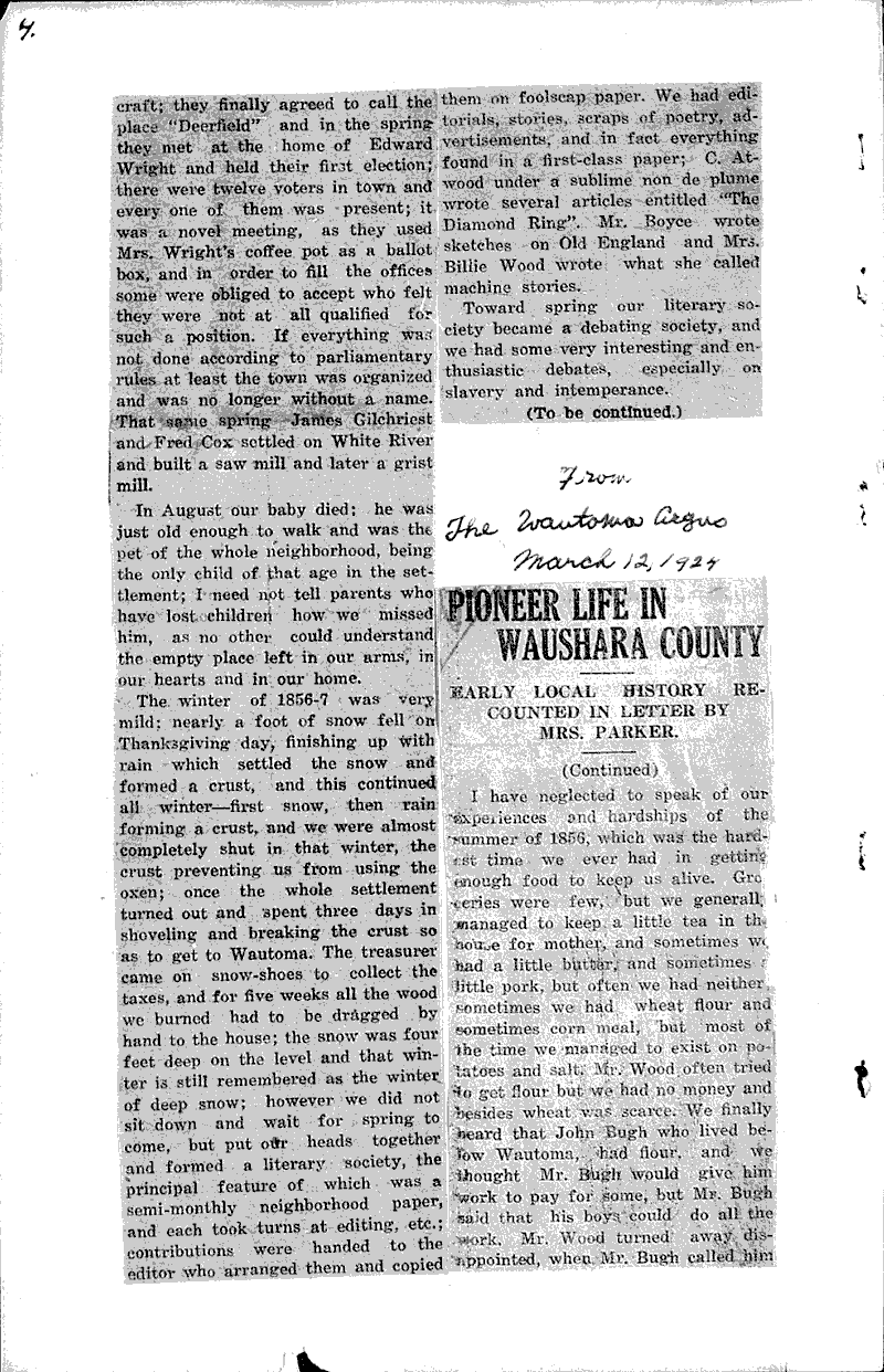  Source: Wautoma Argus Date: 1924-02-13