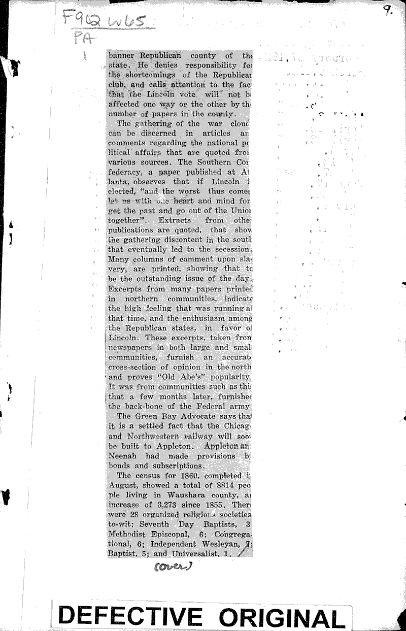  Source: Wautoma Argus Date: 1924-02-13