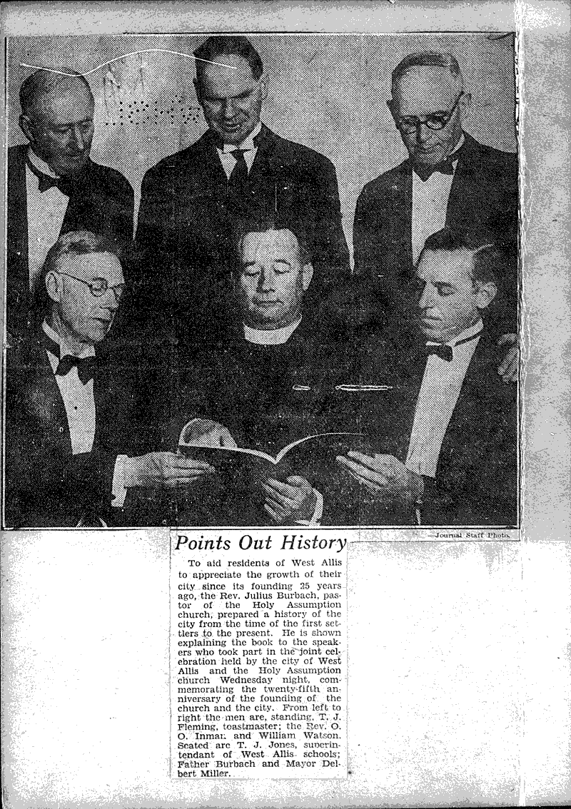 Tell 25 years of West Allis Source: Milwaukee Journal Date: 1927-05-05