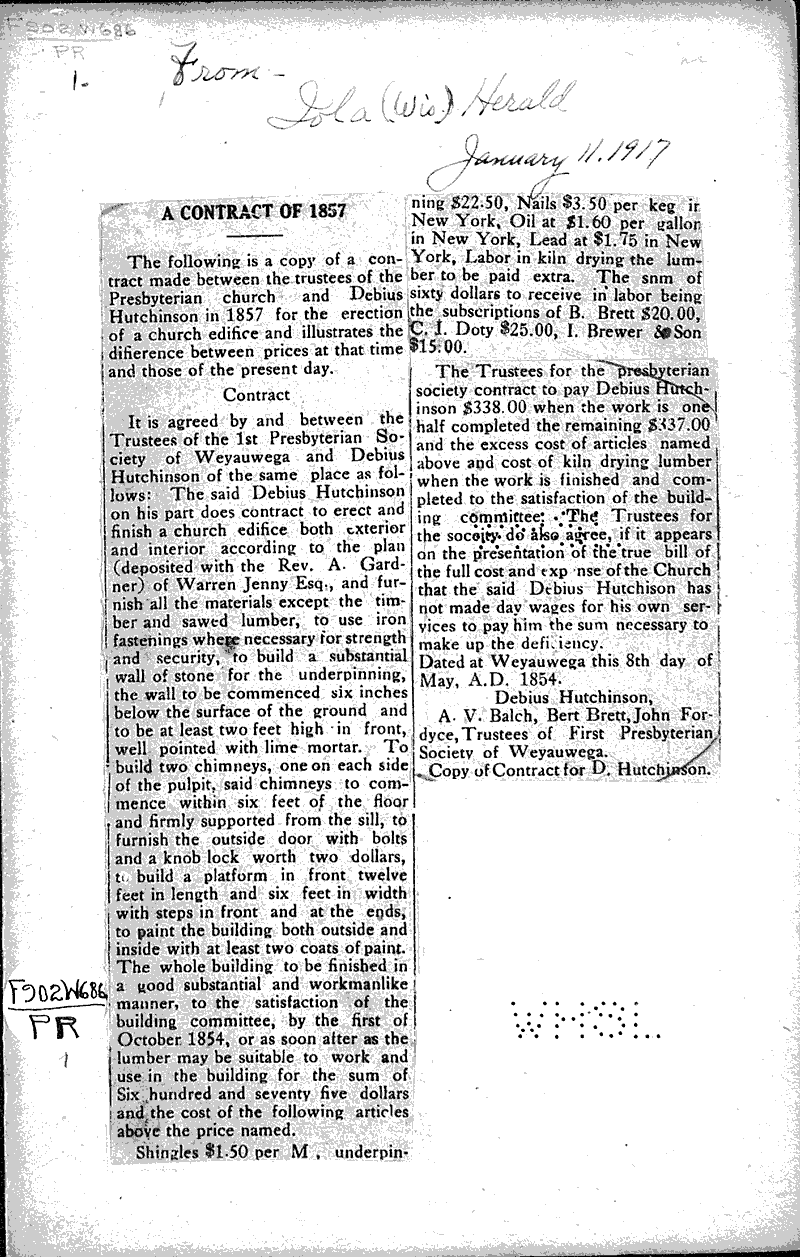  Source: Iola Herald Topics: Church History Date: 1917-01-11