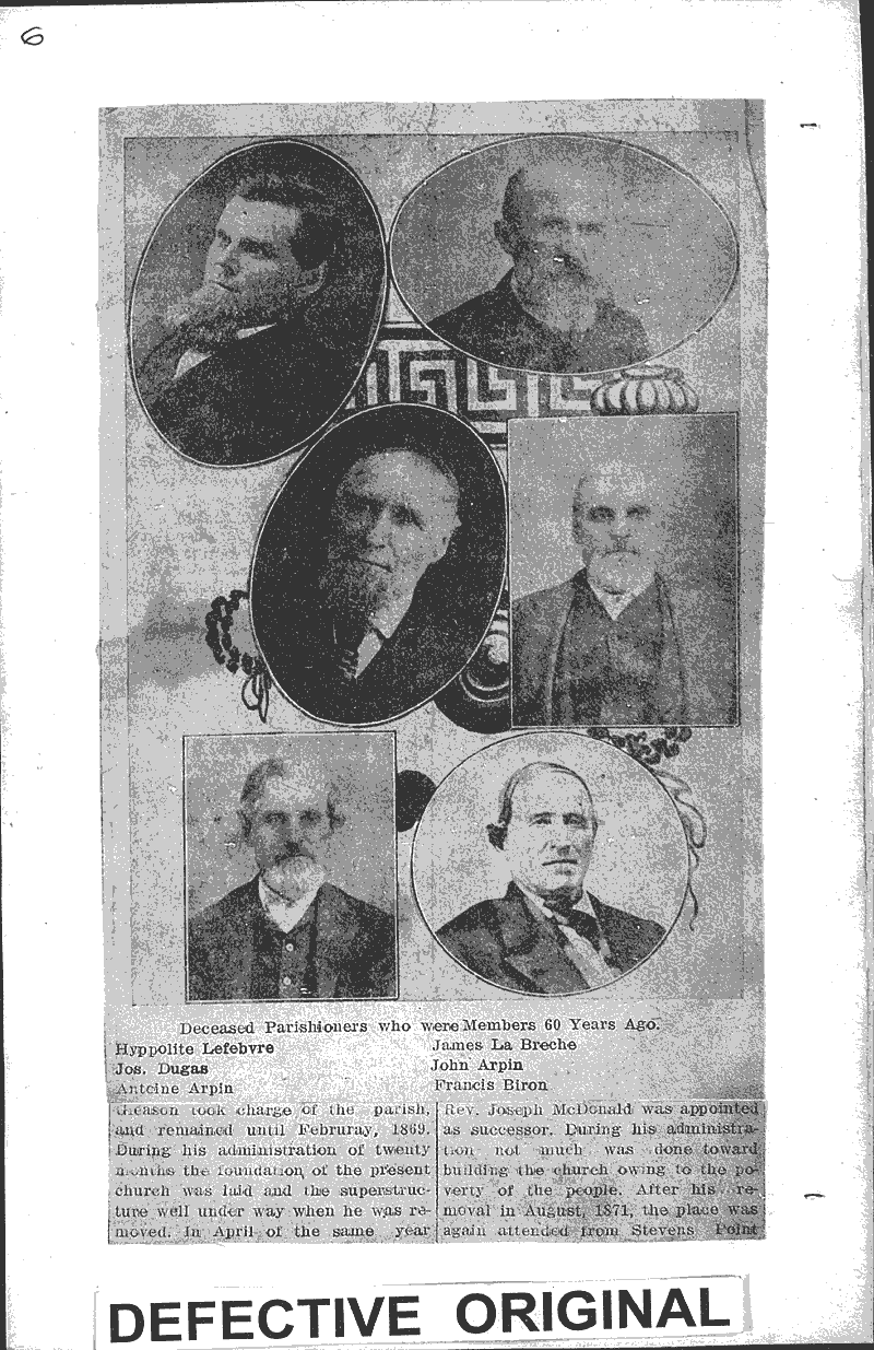  Source: Wood County Reporter Topics: Church History Date: 1914-12-31