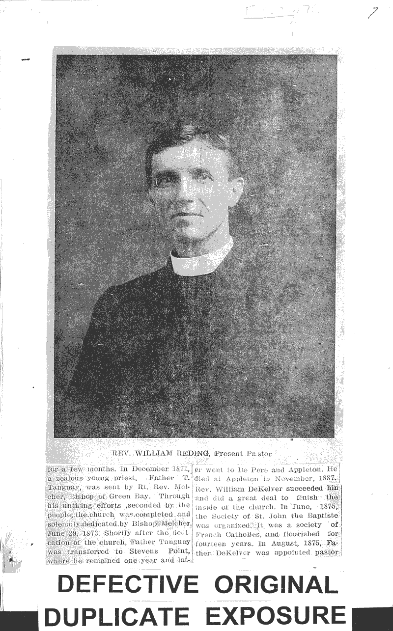  Source: Wood County Reporter Topics: Church History Date: 1914-12-31