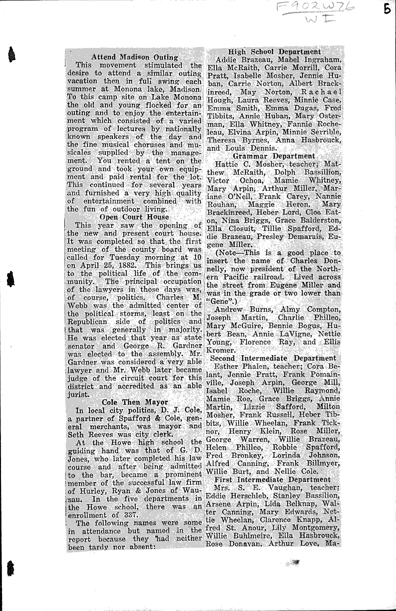  Source: Wisconsin Rapids Tribune Date: 1932-12-25