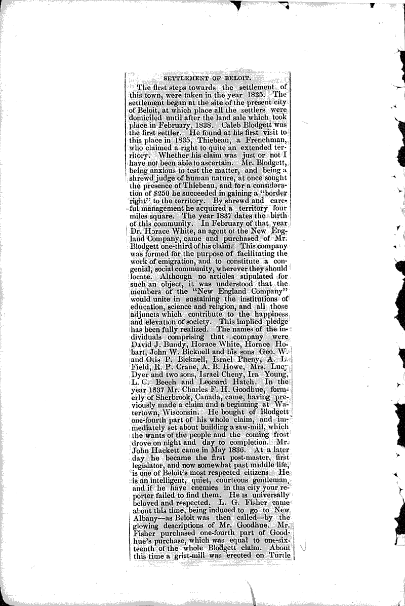 Beloit Source: Milwaukee Journal Date: 1873-12-10