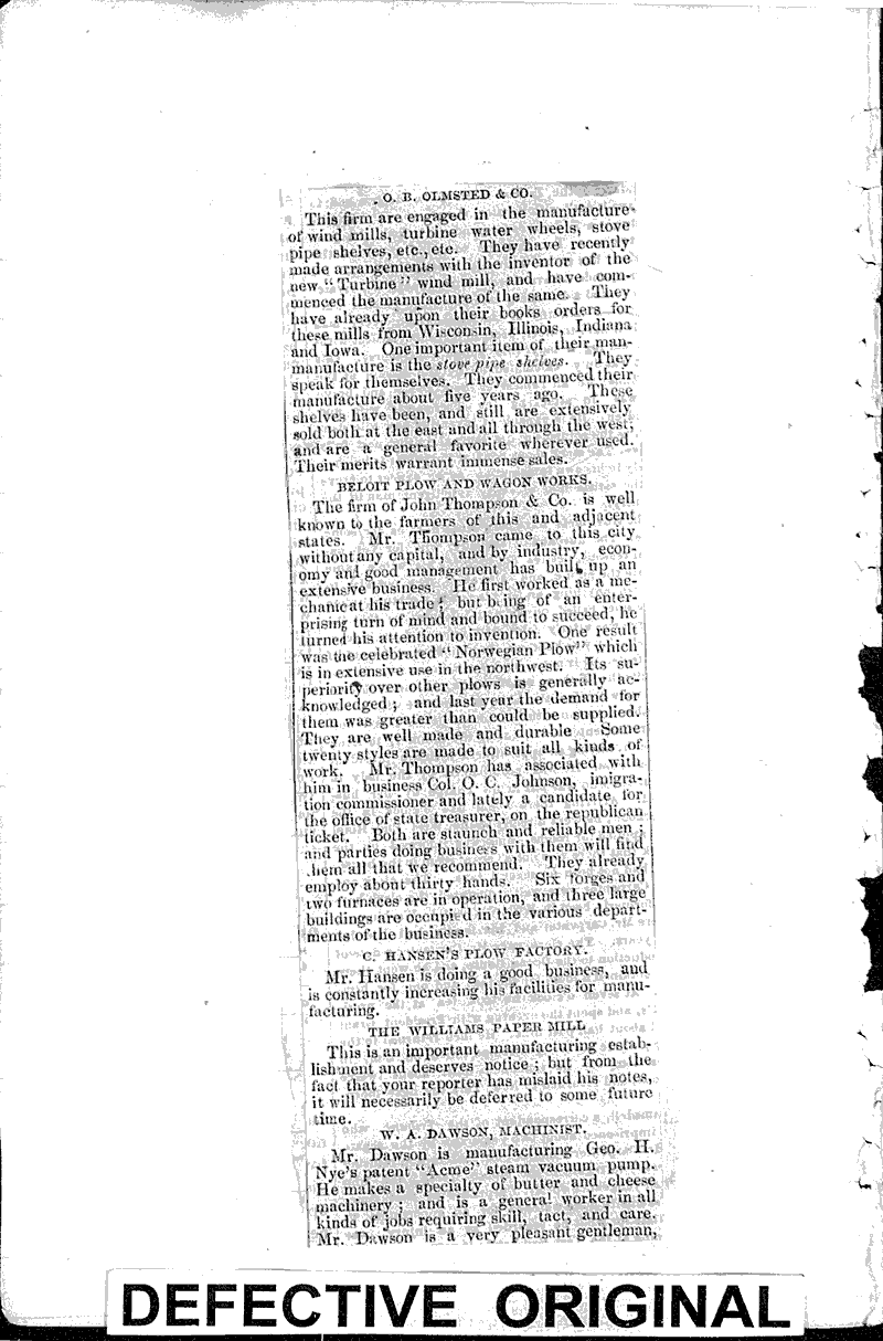 Beloit Source: Milwaukee Journal Date: 1873-12-10
