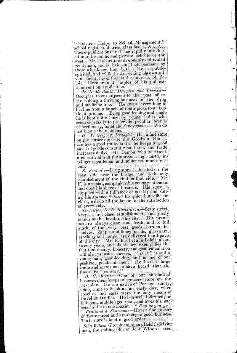 Beloit Source: Milwaukee Journal Date: 1873-12-10