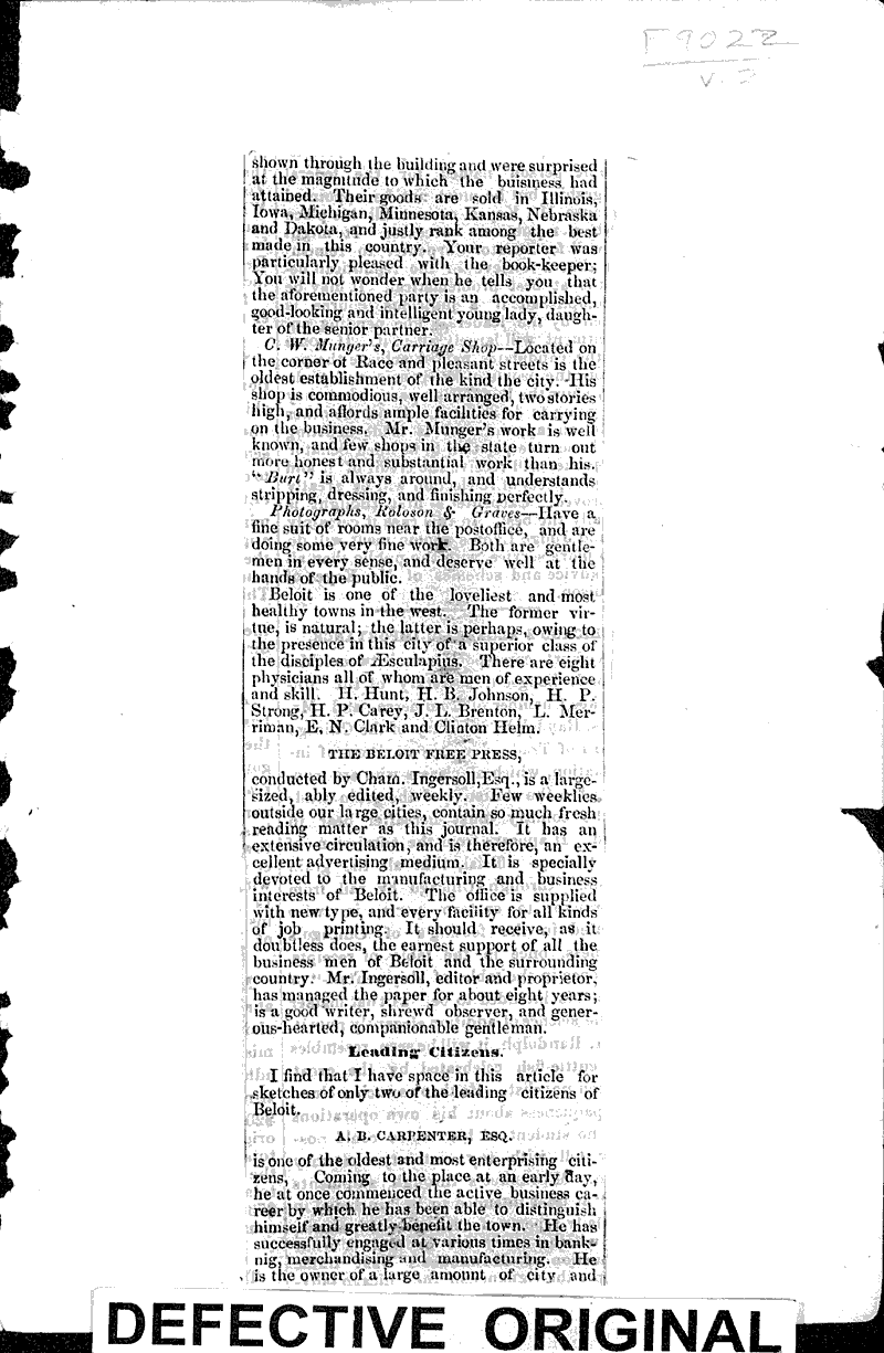 Beloit Source: Milwaukee Journal Date: 1873-12-10