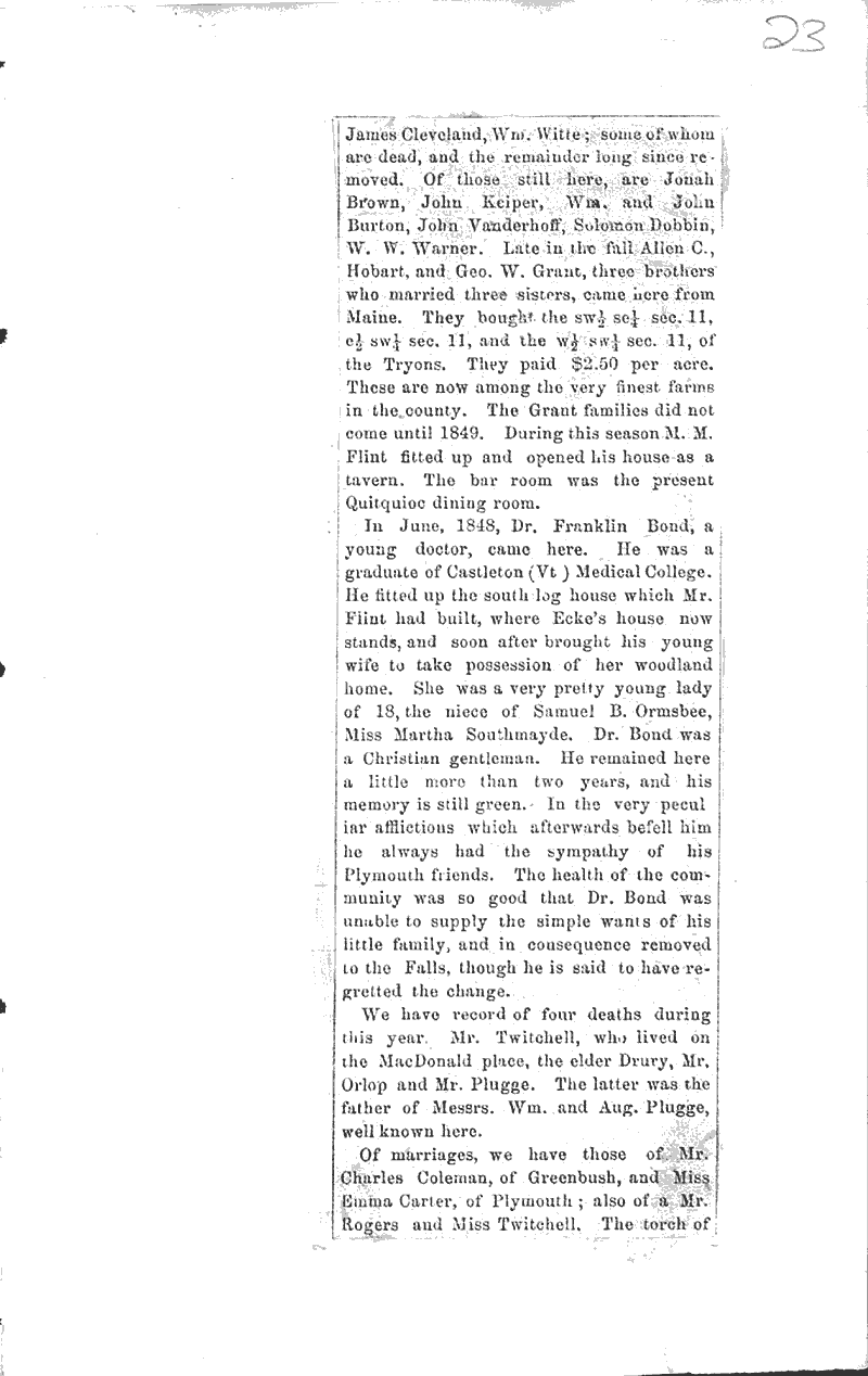  Source: Plymouth Reporter Date: 1872-12-10