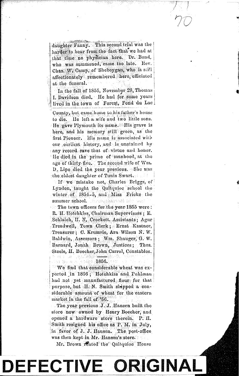  Source: Plymouth Reporter Date: 1872-12-10