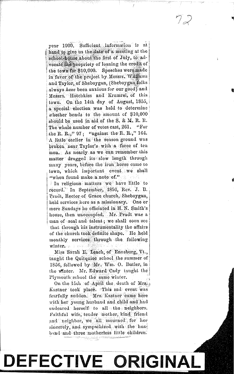  Source: Plymouth Reporter Date: 1872-12-10