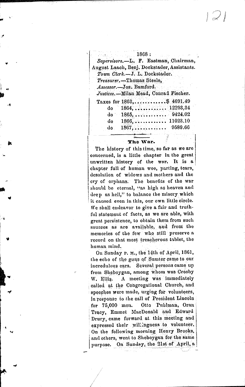  Source: Plymouth Reporter Date: 1872-12-10
