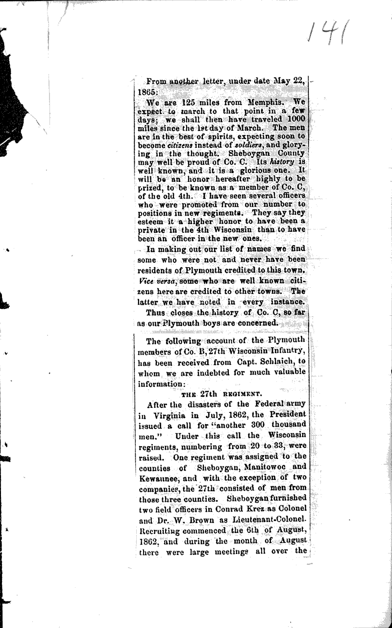  Source: Plymouth Reporter Date: 1872-12-10