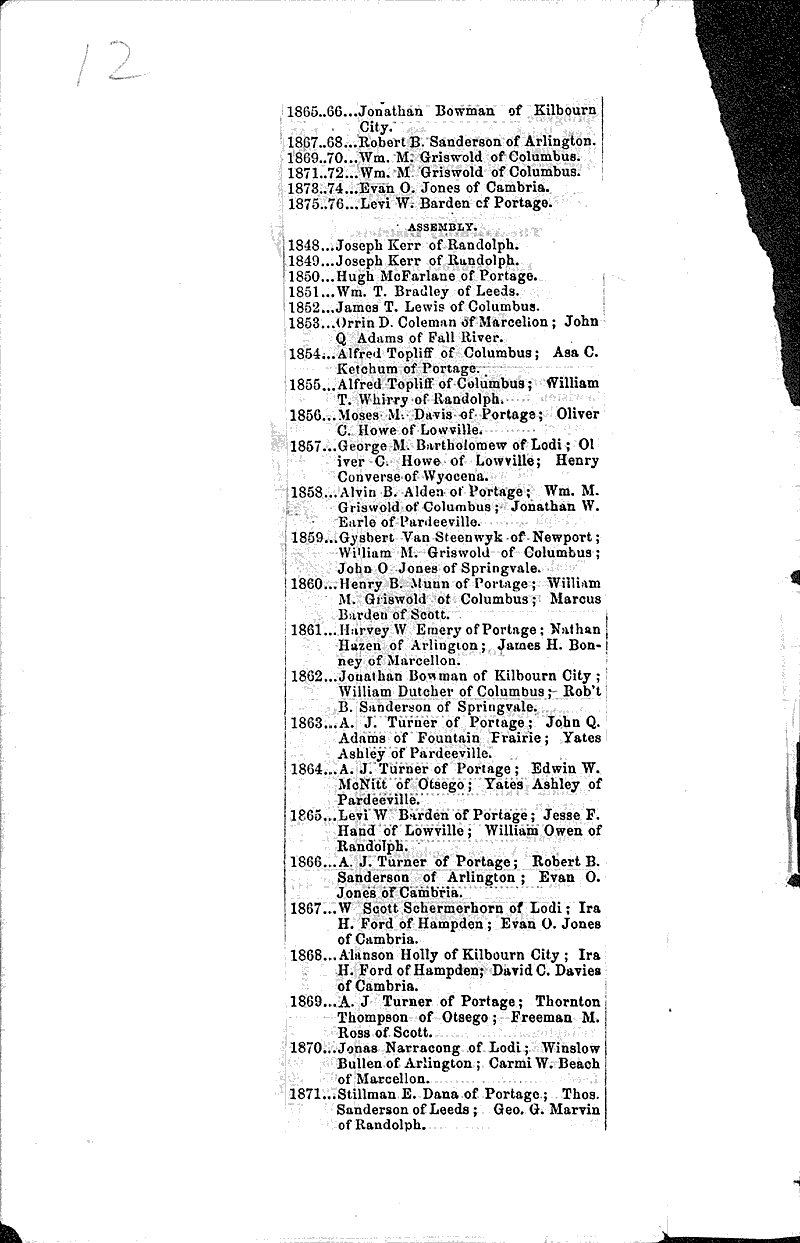  Source: Wisconsin State Register Topics: Government and Politics Date: 1875-11-06
