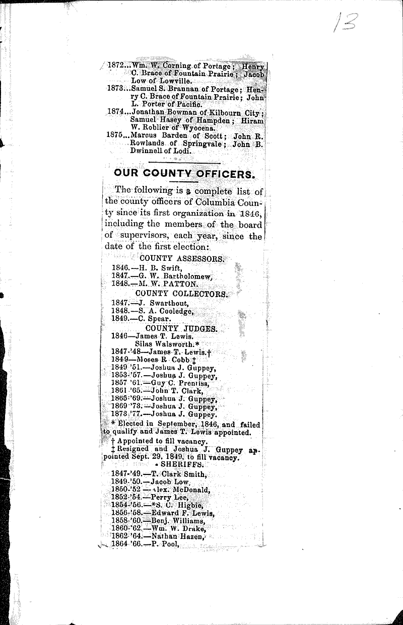  Source: Wisconsin State Register Topics: Government and Politics Date: 1875-11-06