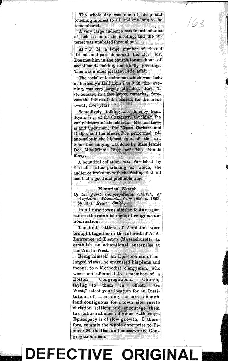  Source: Appleton Crescent Topics: Church History Date: 1876-01-01
