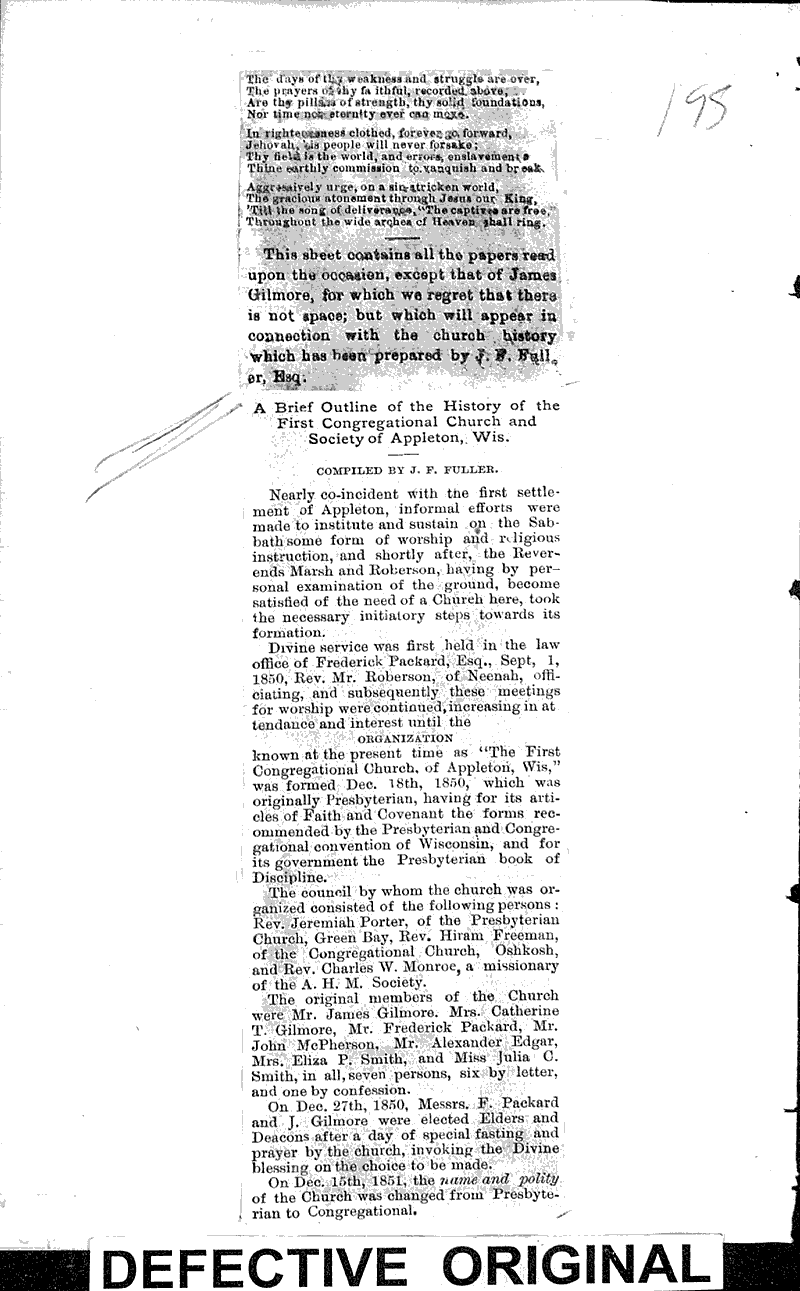  Source: Appleton Crescent Topics: Church History Date: 1876-01-01