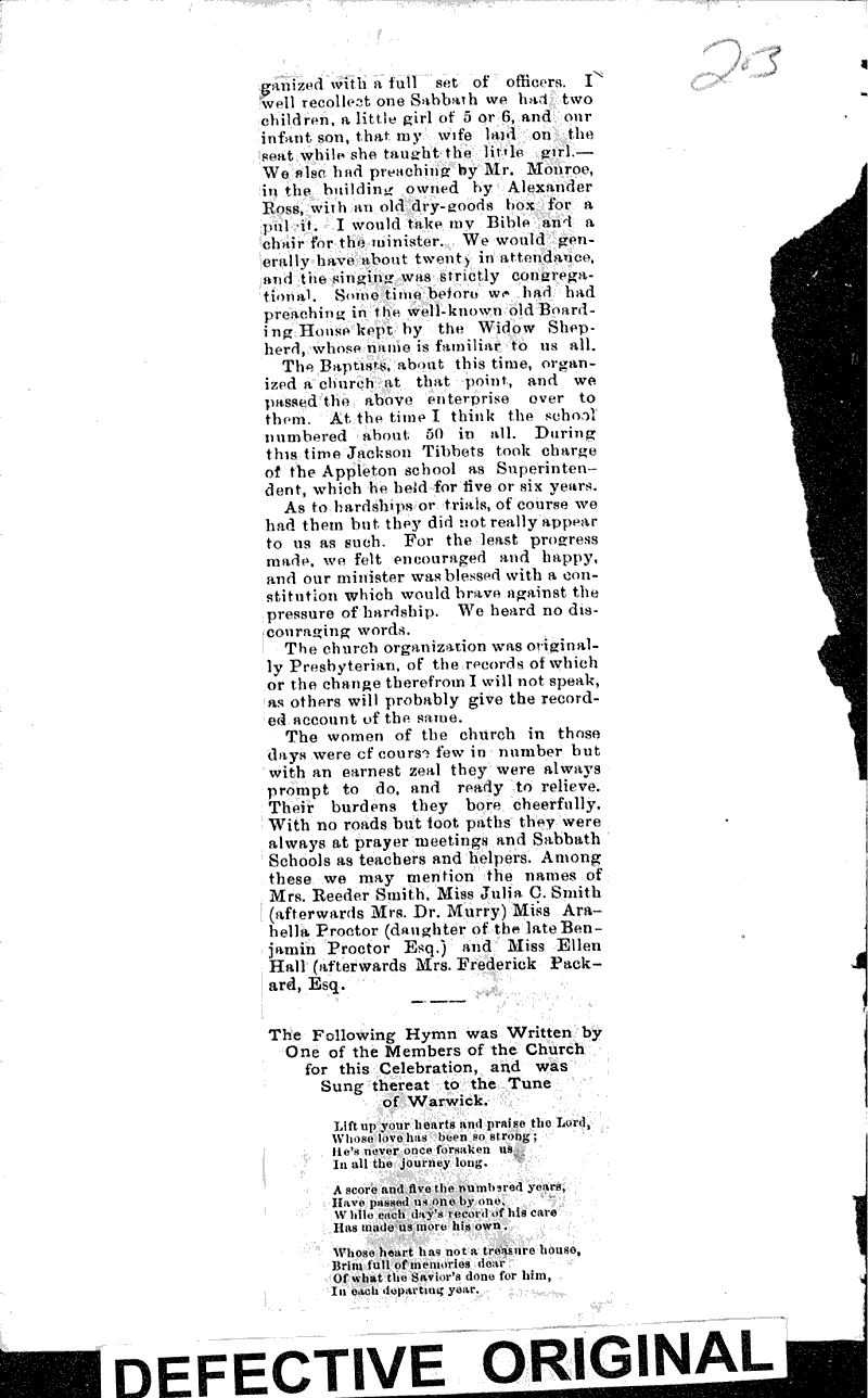  Source: Appleton Crescent Topics: Church History Date: 1876-01-01