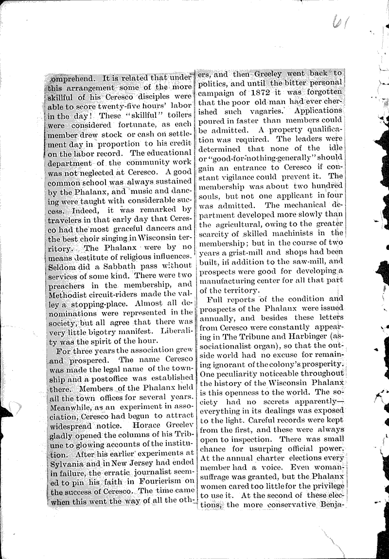  Source: Ripon Commonwealth Topics: Social and Political Movements Date: 1885-11-20
