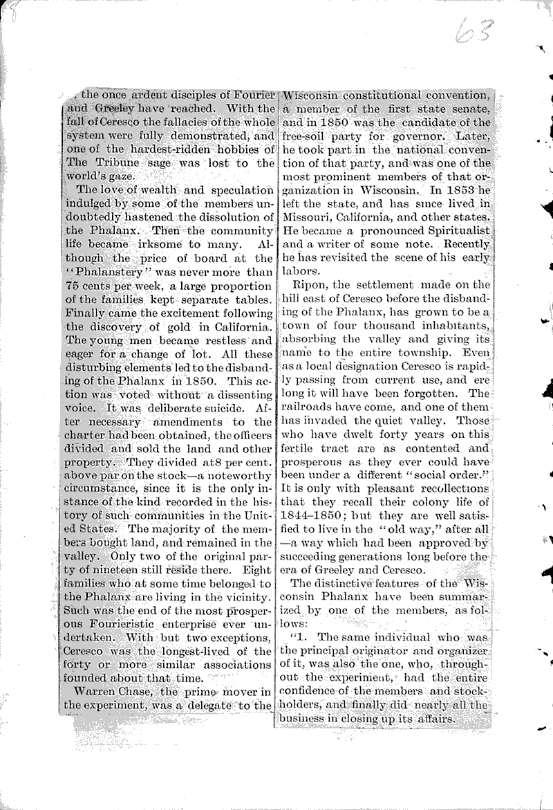  Source: Ripon Commonwealth Topics: Social and Political Movements Date: 1885-11-20