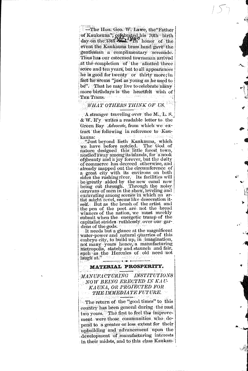  Source: Kaukauna Times Date: 1880-09-16