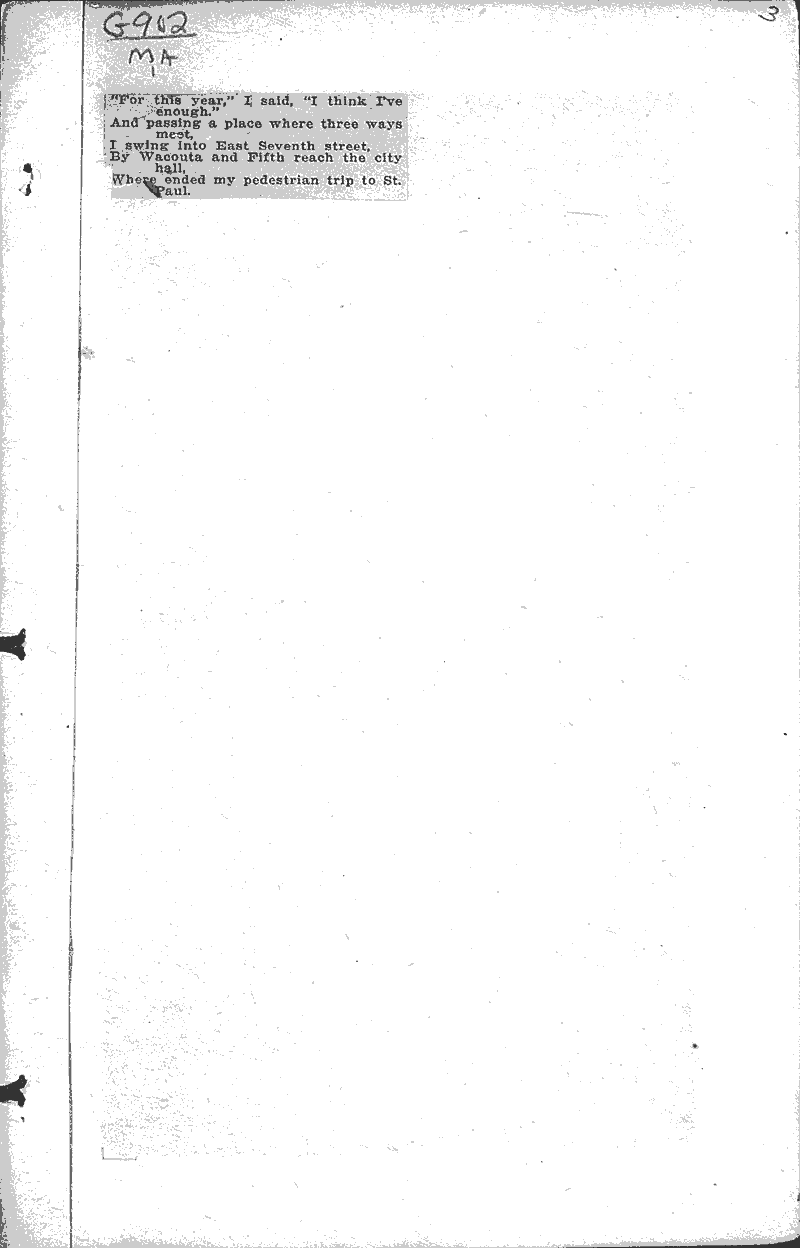 Pedestriad Newspaper Article/Clipping Wisconsin Historical Society