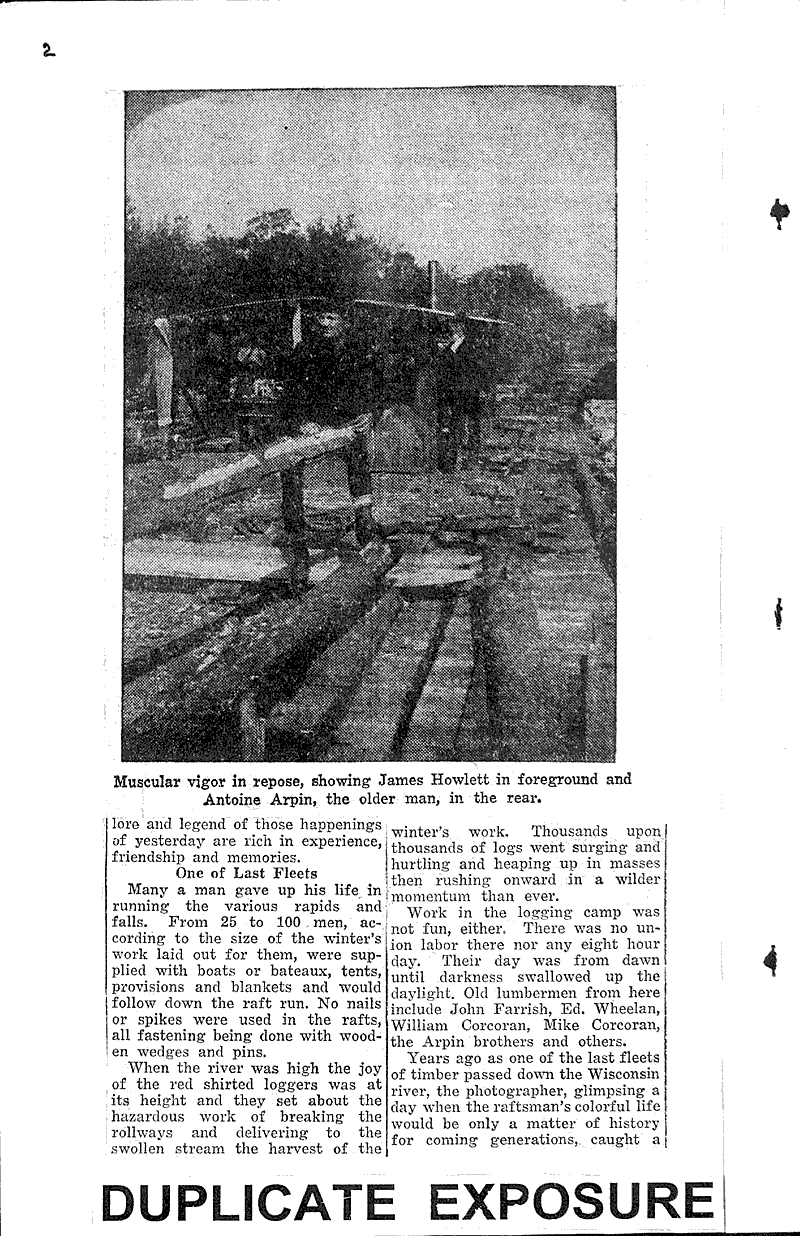  Source: Wisconsin Rapids Daily Tribune Topics: Industry Date: 1933-08-31