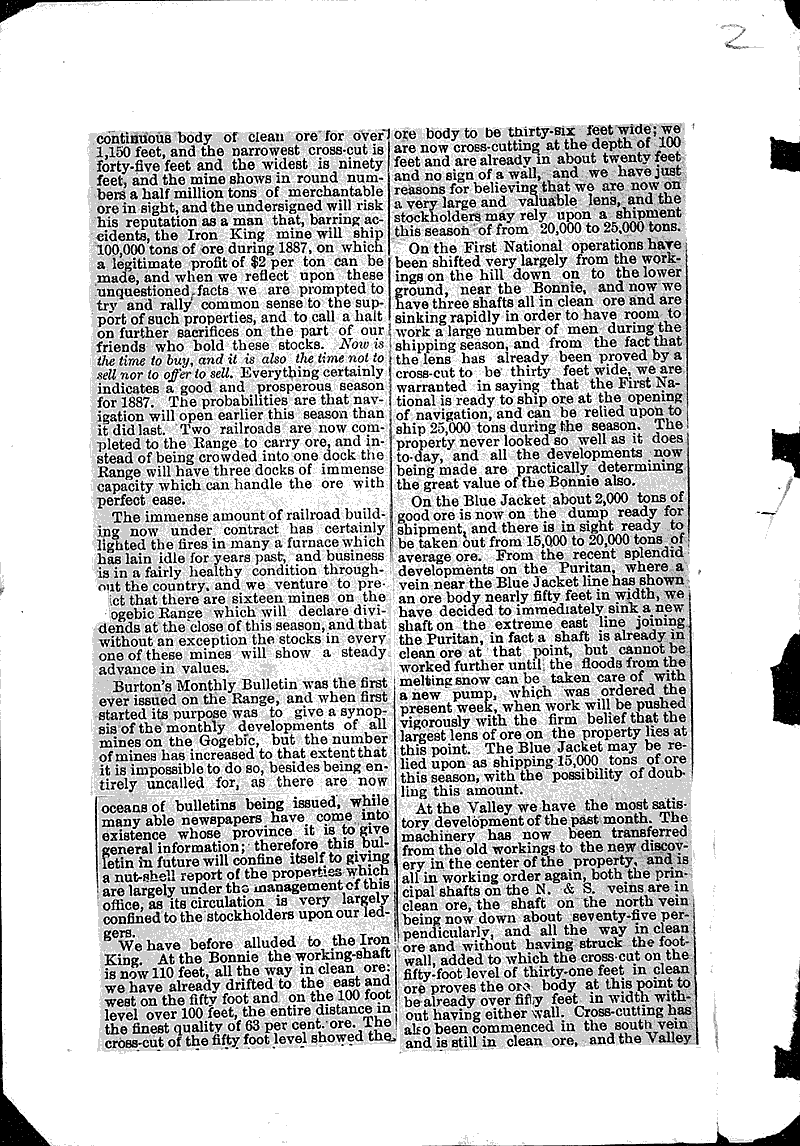  Source: Milwaukee Sunday Telegraph Topics: Industry Date: 1887-05-22